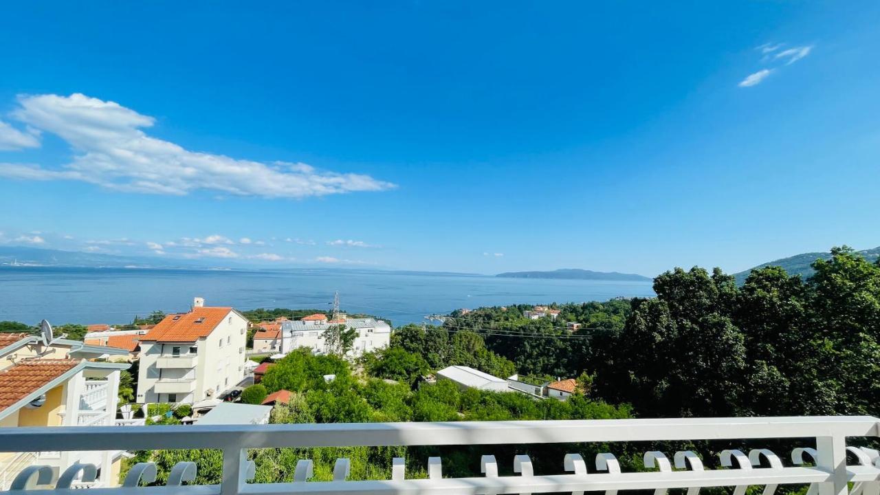 Cozy Apartment Bosnjak Near Opatija, With Sea View Terrace, Air Condition, Free Private Parking Ičići Zewnętrze zdjęcie